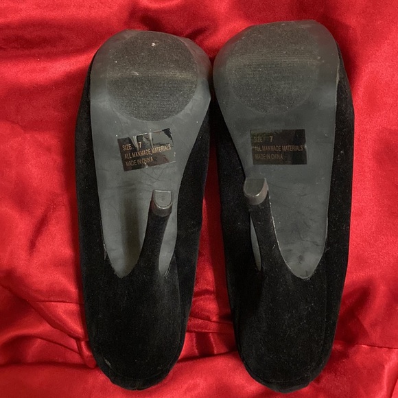 New Qupid Black Heels   Size 7 - Picture 8 of 11